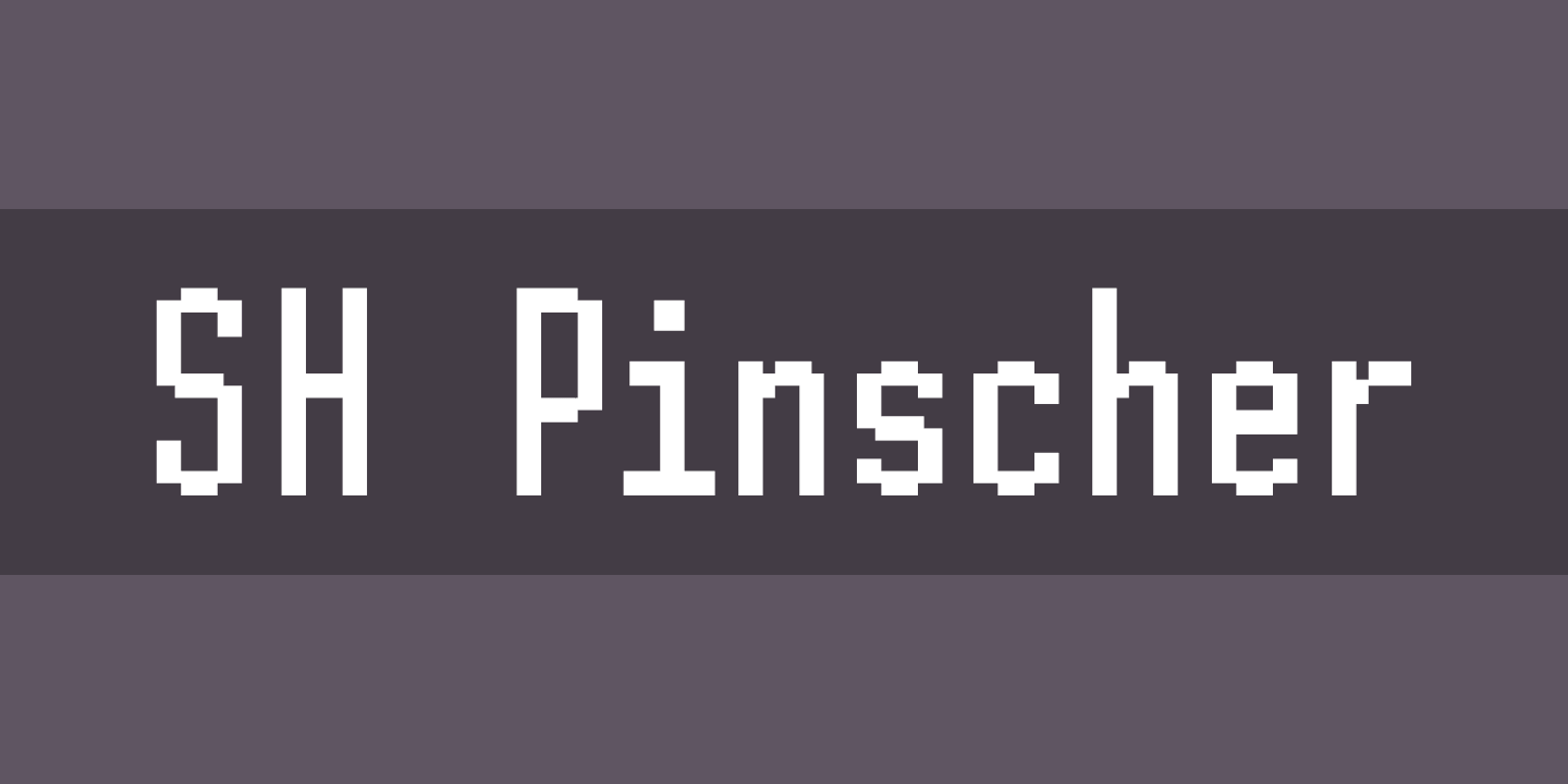 SH Pinscher Font